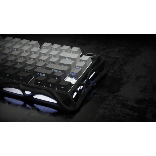Клавіатура GravaStar Mercury K1 RGB GravaStar x Kailh Cheery Pink Linear Switches Wireless (GSK1_GBLK) Black купити в Україні: Київ, Львів, Хмельницький, Тернопіль | Низька ціна, відгуки, характеристики від TELEMART фото