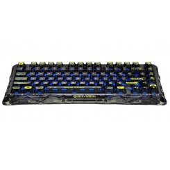 Клавіатура GravaStar Mercury K1 Lite RGB GravaStar x BSUN Grey Linear Switches Wireless (GSK1LITE_XTAL_BLK) Black