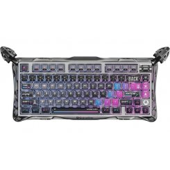 Клавіатура GravaStar Mercury K1 Pro RGB GravaStar x Kailh Speedy Mint Linear Switches Wireless (GSK1PRO_CBLK) Cyberpunk