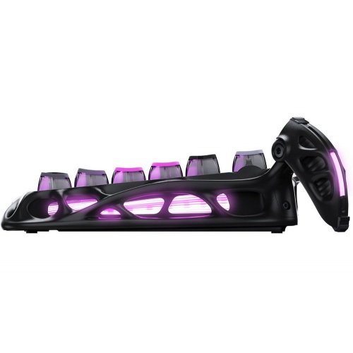 Клавіатура GravaStar Mercury K1 Pro RGB GravaStar x Kailh Speedy Mint Linear Switches Wireless (GSK1PRO_CBLK) Cyberpunk купити в Україні: Київ, Львів, Хмельницький, Тернопіль | Низька ціна, відгуки, характеристики від TELEMART фото
