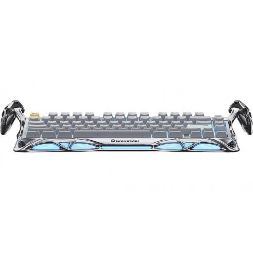 Клавіатура GravaStar Mercury K1 Pro RGB GravaStar x Kailh Speedy Mint Linear Switches Wireless (GSK1PRO_GRY) Grey купити в Україні: Київ, Львів, Хмельницький, Тернопіль | Низька ціна, відгуки, характеристики від TELEMART фото