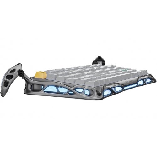 Клавіатура GravaStar Mercury K1 Pro RGB GravaStar x Kailh Speedy Mint Linear Switches Wireless (GSK1PRO_GRY) Grey купити в Україні: Київ, Львів, Хмельницький, Тернопіль | Низька ціна, відгуки, характеристики від TELEMART фото