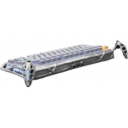 Клавіатура GravaStar Mercury K1 Pro RGB GravaStar x Kailh Speedy Mint Linear Switches Wireless (GSK1PRO_GRY) Grey купити в Україні: Київ, Львів, Хмельницький, Тернопіль | Низька ціна, відгуки, характеристики від TELEMART фото