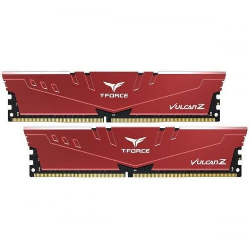 Озу Team DDR4 16GB (2x8GB) 3000Mhz T-Force Vulcan Z Red (TLZRD416G3000HC16CDC01) (Восстановлено продавцом, 811698) купить в Украине: Киев, Днепр, Харьков, Одесса  | Проверка совместимости, низкая цена, отзывы, характеристики от TELEMART фото