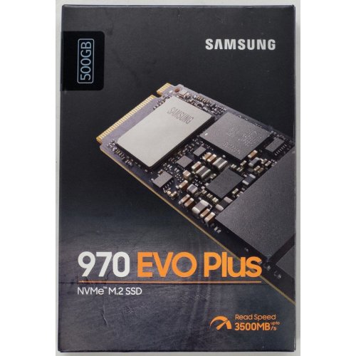 Ssd-диск Samsung 970 EVO Plus V-NAND MLC 500GB M.2 (2280 PCI-E) (MZ-V7S500BW) (Відновлено продавцем, 811891) купити в Україні: Київ, Львів, Хмельницький, Тернопіль | Перевірка сумісності, низька ціна, відгуки, характеристики від TELEMART фото