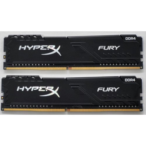 Озу HyperX DDR4 16GB (2x8GB) 2400Mhz FURY Black (HX424C15FB3K2/16) (Восстановлено продавцом, 811894) купить в Украине: Киев, Днепр, Харьков, Одесса  | Проверка совместимости, низкая цена, отзывы, характеристики от TELEMART фото