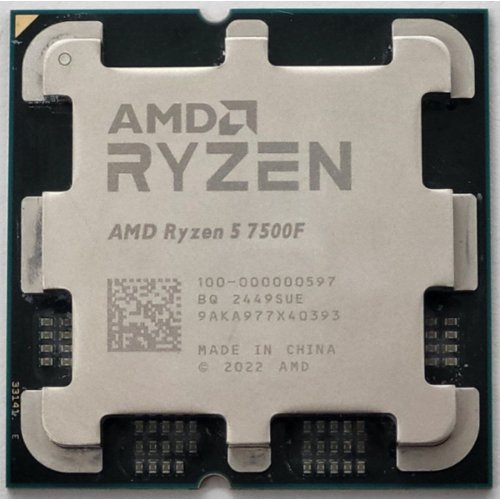 Процессор AMD Ryzen 5 7500F 3.7(5.0)GHz 32MB sAM5 Tray (100-000000597) (Восстановлено продавцом, 811910) купить в Украине: Киев, Днепр, Харьков, Одесса  | Проверка совместимости, низкая цена, отзывы, характеристики от TELEMART фото