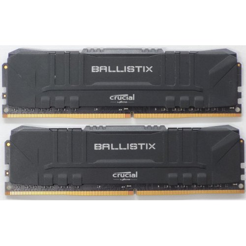 Озп Crucial DDR4 16GB (2x8GB) 2666Mhz Ballistix Black (BL2K8G26C16U4B) (Відновлено продавцем, 811932) купити в Україні: Київ, Львів, Хмельницький, Тернопіль | Перевірка сумісності, низька ціна, відгуки, характеристики від TELEMART фото