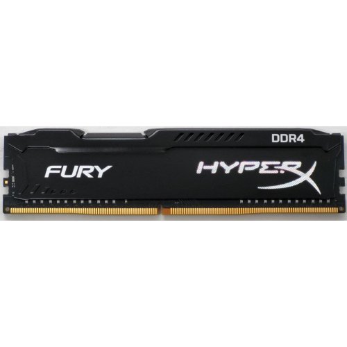 Озп Kingston DDR4 4Gb 2400Mhz HyperX FURY Black (HX424C15FB/4) (Відновлено продавцем, 811935) купити в Україні: Київ, Львів, Хмельницький, Тернопіль | Перевірка сумісності, низька ціна, відгуки, характеристики від TELEMART фото