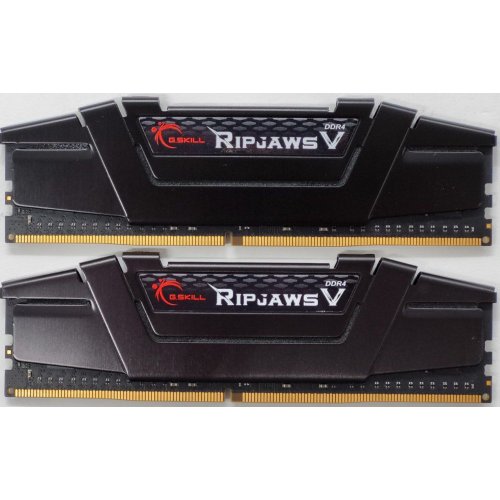 Озу G.Skill DDR4 32GB (2x16GB) 3200Mhz Ripjaws V (F4-3200C16D-32GVK) (Восстановлено продавцом, 811941) купить в Украине: Киев, Днепр, Харьков, Одесса  | Проверка совместимости, низкая цена, отзывы, характеристики от TELEMART фото