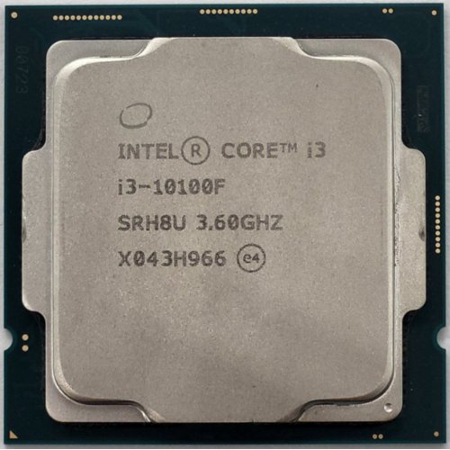 Процессор Intel Core i3-10100F 3.6(4.3)GHz 6MB s1200 Tray (CM8070104291318) (Восстановлено продавцом, 811954) купить в Украине: Киев, Днепр, Харьков, Одесса  | Проверка совместимости, низкая цена, отзывы, характеристики от TELEMART фото