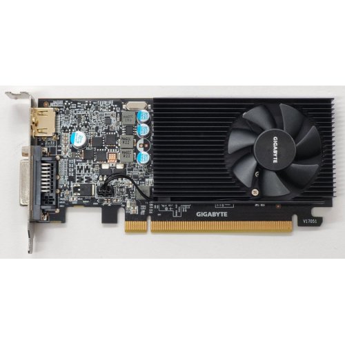 Відеокарта Gigabyte GeForce GT 1030 Low profile 2048MB (GV-N1030D5-2GL) (Відновлено продавцем, 811955) купити в Україні: Київ, Львів, Хмельницький, Тернопіль | Перевірка сумісності, низька ціна, відгуки, характеристики від TELEMART фото
