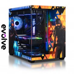 Компьютер EVOLVE SpecialPart CS2:Clash Edition (EVSP-CSCER770N5070-D532S1TBK) Black / AMD Ryzen 7 7700 (3.8-5.3), 8 ядер / RTX 5070 / 32 ГБ (DDR5) / 1024 ГБ (SSD)