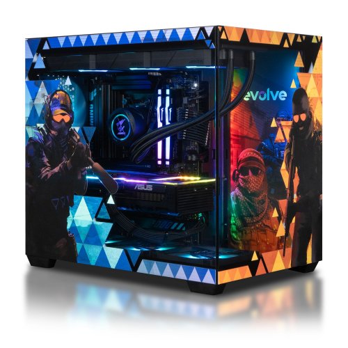 Компьютер EVOLVE SpecialPart CS2:Clash Edition (EVSP-CSCER770N5070-D532S1TBK) Black купить в Украине: Киев, Днепр, Харьков, Одесса  | Низкая цена, отзывы, характеристики от TELEMART фото