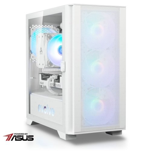 Компьютер EVOLVE OptiPart Gold 5H+ (EVOP-G5HR750FN506T-D532S1TWH) White купить в Украине: Киев, Днепр, Харьков, Одесса  | Низкая цена, отзывы, характеристики от TELEMART фото