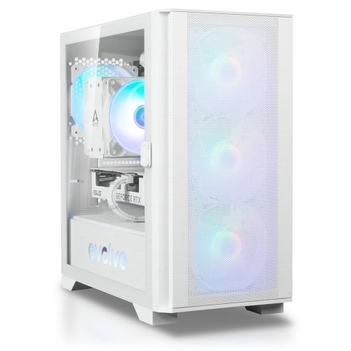 Компьютер EVOLVE OptiPart Gold 5H+ (EVOP-G5HR750FN506T-D532S1TWH) White купить в Украине: Киев, Днепр, Харьков, Одесса  | Низкая цена, отзывы, характеристики от TELEMART фото