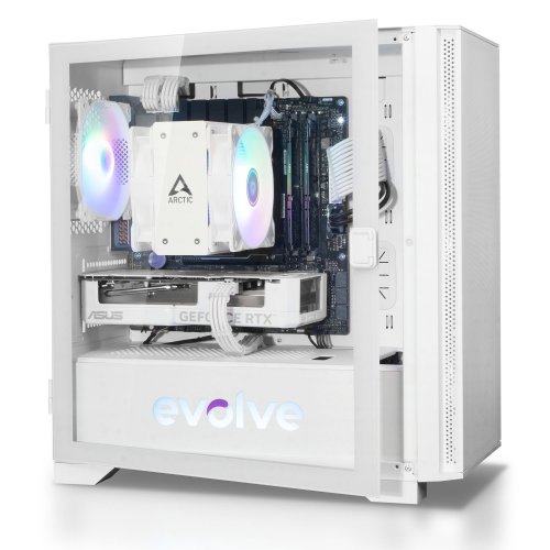 Компьютер EVOLVE OptiPart Gold 5H+ (EVOP-G5HR750FN506T-D532S1TWH) White купить в Украине: Киев, Днепр, Харьков, Одесса  | Низкая цена, отзывы, характеристики от TELEMART фото