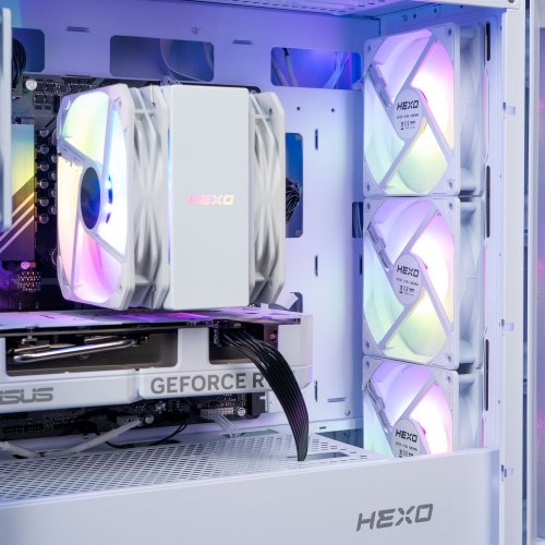 Компьютер HEXO Gaming TwinFront Pro (HGP-B850TF7500FN507-D532S1TWH) White купить в Украине: Киев, Днепр, Харьков, Одесса  | Низкая цена, отзывы, характеристики от TELEMART фото