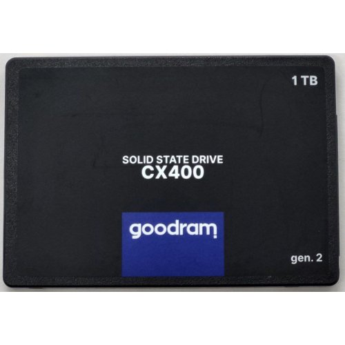 Ssd-диск GoodRAM CX400 gen.2 3D NAND TLC 1TB 2.5" (SSDPR-CX400-01T-G2) (Восстановлено продавцом, 812098) купить в Украине: Киев, Днепр, Харьков, Одесса  | Проверка совместимости, низкая цена, отзывы, характеристики от TELEMART фото