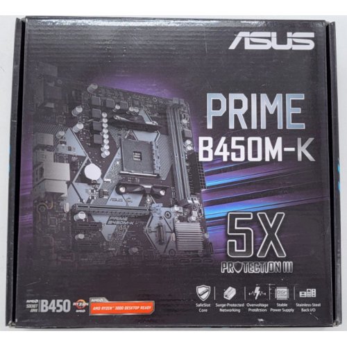 Материнская плата Asus PRIME B450M-K II (sAM4, AMD B450) (Восстановлено продавцом, 812173) купить в Украине: Киев, Днепр, Харьков, Одесса  | Проверка совместимости, низкая цена, отзывы, характеристики от TELEMART фото