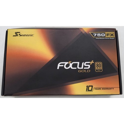 Блок питания Seasonic Focus GX-750W Gold (SSR-750FX) (Восстановлено продавцом, 812180) купить в Украине: Киев, Днепр, Харьков, Одесса  | Проверка совместимости, низкая цена, отзывы, характеристики от TELEMART фото
