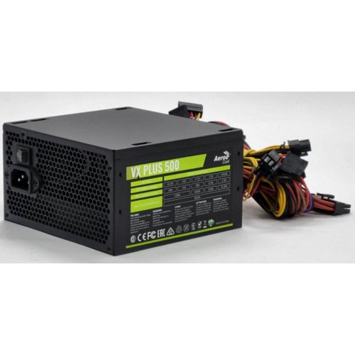 Блок питания Aerocool VX PLUS 500W (ACPN-VS50NEY.11) (Восстановлено продавцом, 812190) купить в Украине: Киев, Днепр, Харьков, Одесса  | Проверка совместимости, низкая цена, отзывы, характеристики от TELEMART фото