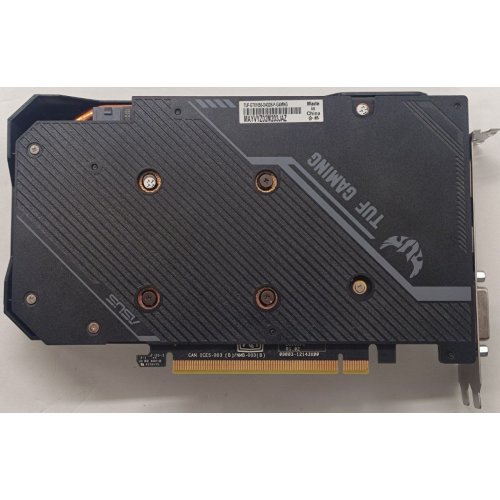 Видеокарта Asus TUF GeForce GTX 1650 Gaming OC 4096MB (TUF-GTX1650-O4GD6-P-GAMING) (Восстановлено продавцом, 812333) купить в Украине: Киев, Днепр, Харьков, Одесса  | Проверка совместимости, низкая цена, отзывы, характеристики от TELEMART фото