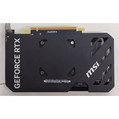 Відеокарта MSI GeForce RTX 4060 Ti VENTUS 2X BLACK OC 8192MB (RTX 4060 Ti VENTUS 2X BLACK 8G OC) (Відновлено продавцем, 812424) купити в Україні: Київ, Львів, Хмельницький, Тернопіль | Перевірка сумісності, низька ціна, відгуки, характеристики від TELEMART фото