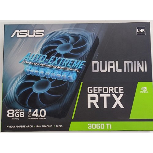 Видеокарта Asus GeForce RTX 3060 Ti Mini 8192MB (DUAL-RTX3060TI-8G-MINI-V2) (Восстановлено продавцом, 812437) купить в Украине: Киев, Днепр, Харьков, Одесса  | Проверка совместимости, низкая цена, отзывы, характеристики от TELEMART фото
