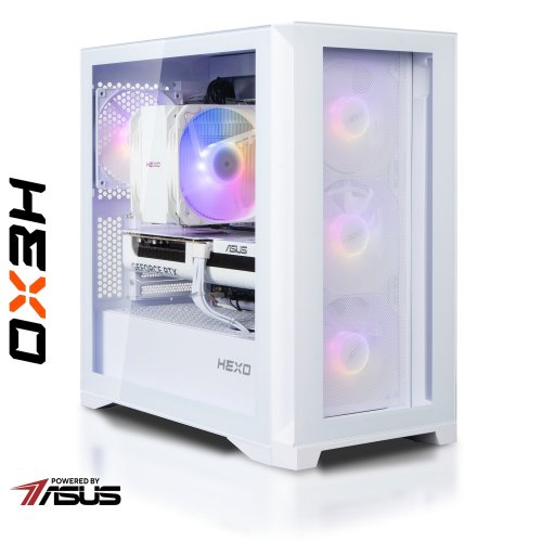Компьютер HEXO Gaming TwinFront Pro (HGP-B850TF7700N507-D532S1TWH) White купить в Украине: Киев, Днепр, Харьков, Одесса  | Низкая цена, отзывы, характеристики от TELEMART фото