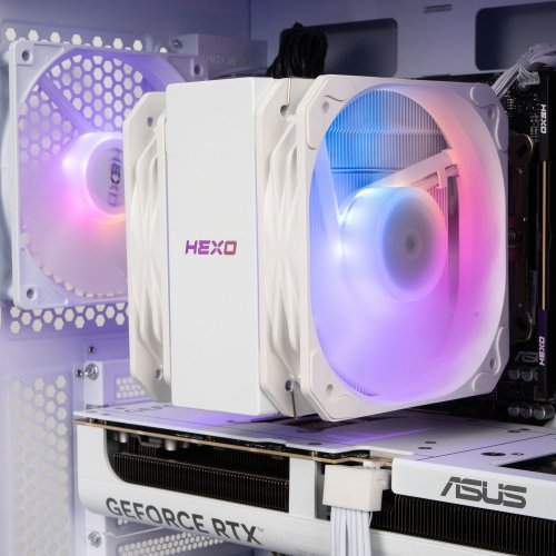 Компьютер HEXO Gaming TwinFront Pro (HGP-B850TF7700N507-D532S1TWH) White купить в Украине: Киев, Днепр, Харьков, Одесса  | Низкая цена, отзывы, характеристики от TELEMART фото