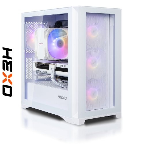 Комп'ютер HEXO Gaming TwinFront Pro (HGP-B850TF7700N507-D532S1TWH) White купити в Україні | Telemart фото