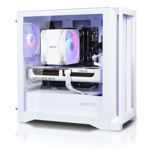 Комп'ютер HEXO Gaming TwinFront Pro (HGP-B850TF7700N507-D532S1TWH) White купити в Україні | Telemart фото