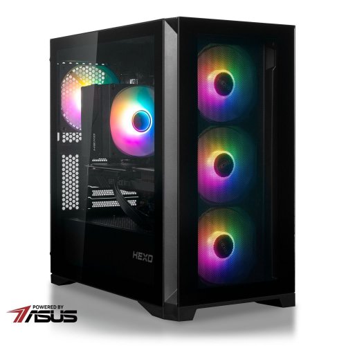 Компьютер HEXO Gaming TwinFront Pro (HGP-B850TF7500FN507-D532S1TBK) Black купить в Украине: Киев, Днепр, Харьков, Одесса  | Низкая цена, отзывы, характеристики от TELEMART фото