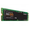 Photo SSD Drive Samsung 860 EVO V-NAND MLC 1TB M.2 (2280 SATA) (MZ-N6E1T0BW)