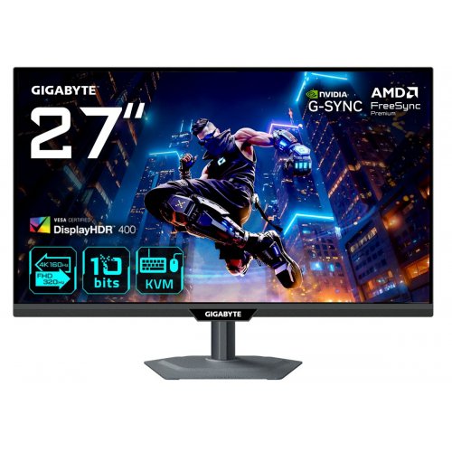 Монитор Gigabyte 27" M27UP Black купить в Украине: Киев, Днепр, Харьков, Одесса  | Низкая цена, отзывы, характеристики от TELEMART фото