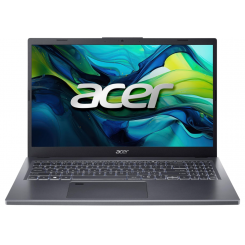 Ноутбук Acer Aspire 15 A15-51M (NX.JKVEU.006) Steel Gray / 15.6″ (1920x1080, IPS) / Intel Core i7-13620H (3.6–4.9 ГГц), 10 ядер / Intel UHD Graphics / 16 ГБ (LPDDR5) / 512 ГБ (SSD) / Без ОС