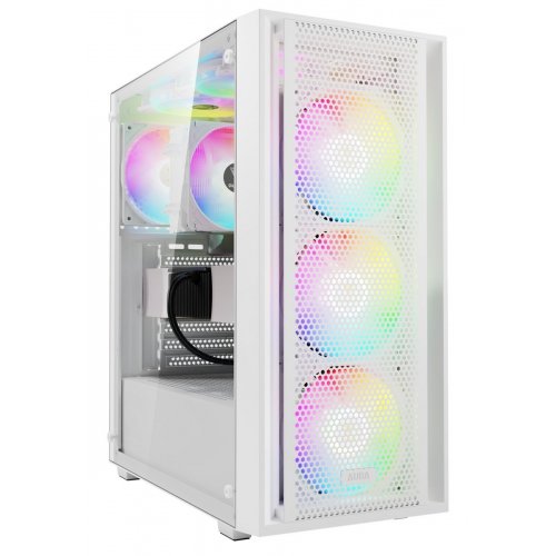 Уцінка корпус Gamdias AURA GC2 Elite ARGB Tempered Glass без БЖ (4711514500622) White (Розкрита упаковка, 812784) купити в Україні: Київ, Львів, Хмельницький, Тернопіль | Перевірка сумісності, низька ціна, відгуки, характеристики від TELEMART фото