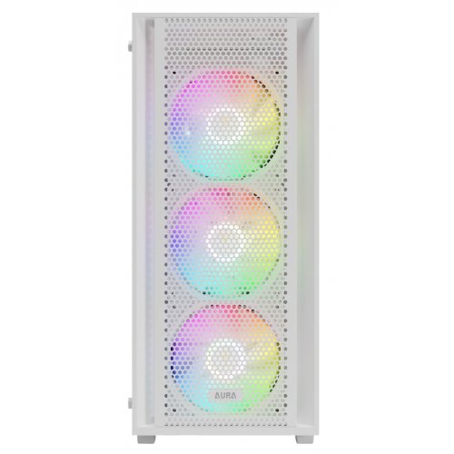 Уцінка корпус Gamdias AURA GC2 Elite ARGB Tempered Glass без БЖ (4711514500622) White (Розкрита упаковка, 812784) купити в Україні: Київ, Львів, Хмельницький, Тернопіль | Перевірка сумісності, низька ціна, відгуки, характеристики від TELEMART фото