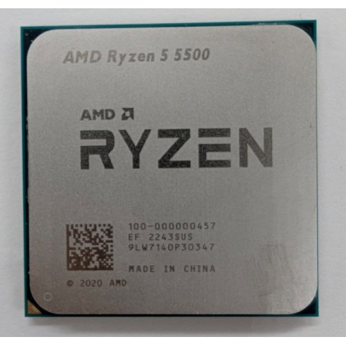 Процессор AMD Ryzen 5 5500 3.6(4.2)GHz 16MB sAM4 Tray (100-000000457) (Восстановлено продавцом, 812828) купить в Украине: Киев, Днепр, Харьков, Одесса  | Проверка совместимости, низкая цена, отзывы, характеристики от TELEMART фото