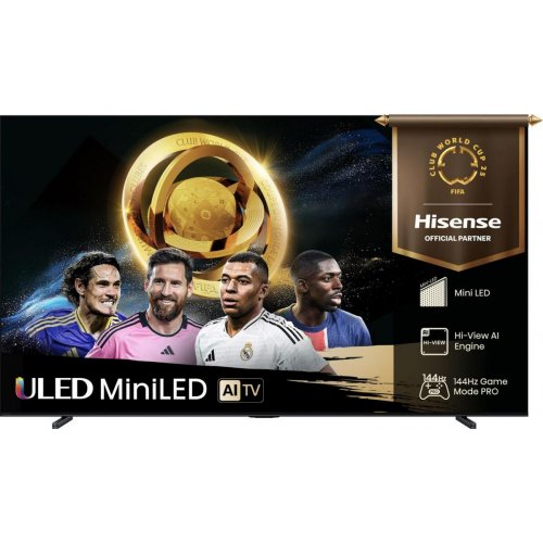 Телевізор Hisense 85" 85U7Q Black купити в Україні: Київ, Львів, Хмельницький, Тернопіль | Низька ціна, відгуки, характеристики від TELEMART фото