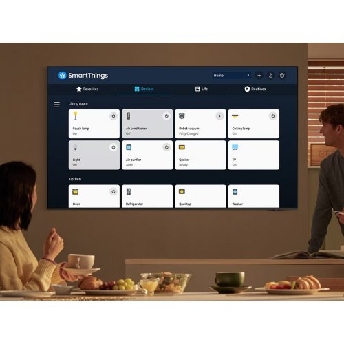 Телевизор Samsung 98'' Crystal UHD DU9000 4K (UE98DU9002UXUA) Black купить в Украине: Киев, Днепр, Харьков, Одесса  | Низкая цена, отзывы, характеристики от TELEMART фото