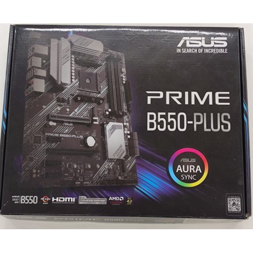 Материнская плата Asus PRIME B550-PLUS (sAM4, AMD B550) (Восстановлено продавцом, 812843) купить в Украине: Киев, Днепр, Харьков, Одесса  | Проверка совместимости, низкая цена, отзывы, характеристики от TELEMART фото