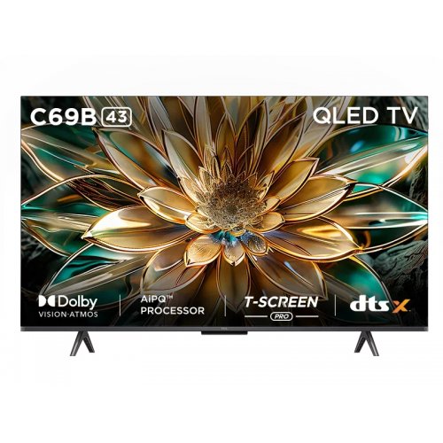 Телевізор TCL 43" 43C69B Black купити в Україні: Київ, Львів, Хмельницький, Тернопіль | Низька ціна, відгуки, характеристики від TELEMART фото