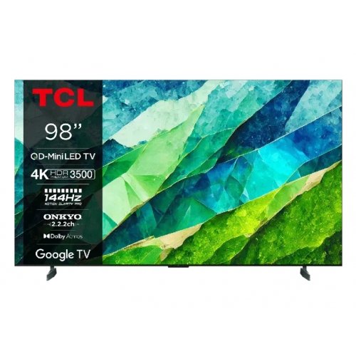 Телевизор TCL 98" 98C855 Black купить в Украине: Киев, Днепр, Харьков, Одесса  | Низкая цена, отзывы, характеристики от TELEMART фото