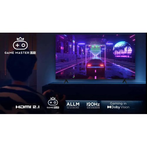 Телевізор TCL 85" 85C655 Black купити в Україні: Київ, Львів, Хмельницький, Тернопіль | Низька ціна, відгуки, характеристики від TELEMART фото