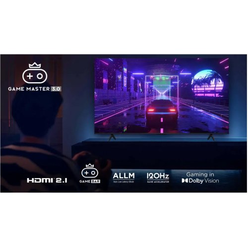 Телевизор TCL 43" 43T7B Black купить в Украине: Киев, Днепр, Харьков, Одесса  | Низкая цена, отзывы, характеристики от TELEMART фото