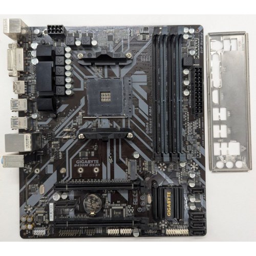 Материнская плата Gigabyte B450M DS3H (sAM4, AMD B450) (Восстановлено продавцом, 812864) купить в Украине: Киев, Днепр, Харьков, Одесса  | Проверка совместимости, низкая цена, отзывы, характеристики от TELEMART фото