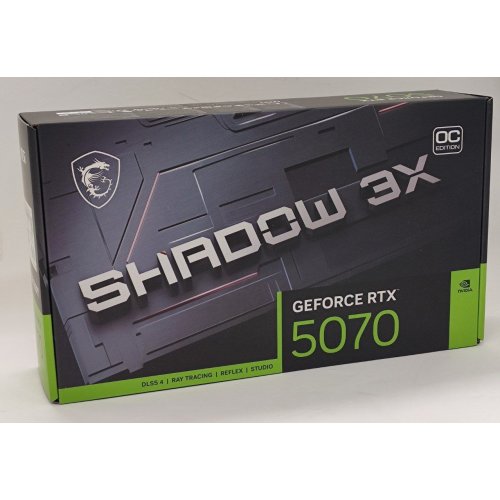 Видеокарта MSI GeForce RTX 5070 SHADOW 3X OC 12288MB (RTX 5070 12G SHADOW 3X OC) (Восстановлено продавцом, 812865) купить в Украине: Киев, Днепр, Харьков, Одесса  | Проверка совместимости, низкая цена, отзывы, характеристики от TELEMART фото