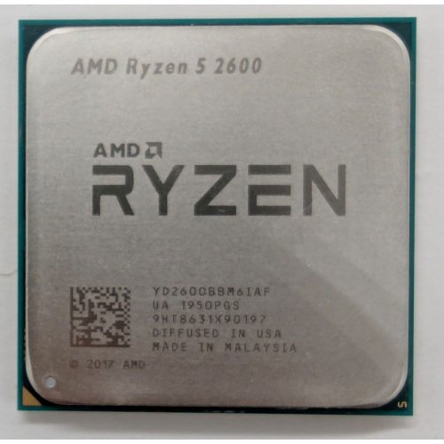 Процессор AMD Ryzen 5 2600 3.4(3.9)GHz 16MB sAM4 Tray (YD2600BBM6IAF) (Восстановлено продавцом, 812866) купить в Украине: Киев, Днепр, Харьков, Одесса  | Проверка совместимости, низкая цена, отзывы, характеристики от TELEMART фото